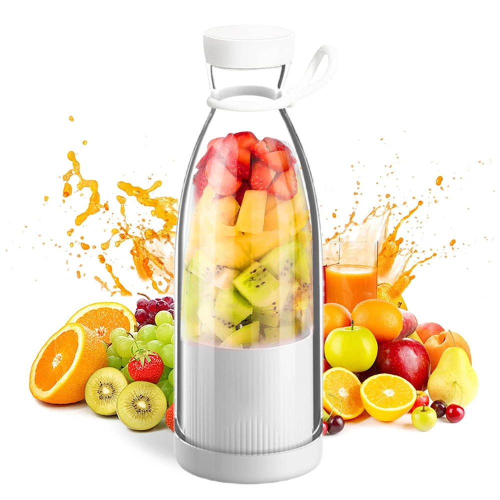Mini Mixeur De Fruits  Usb Portable Électrique En Acier Inoxydable