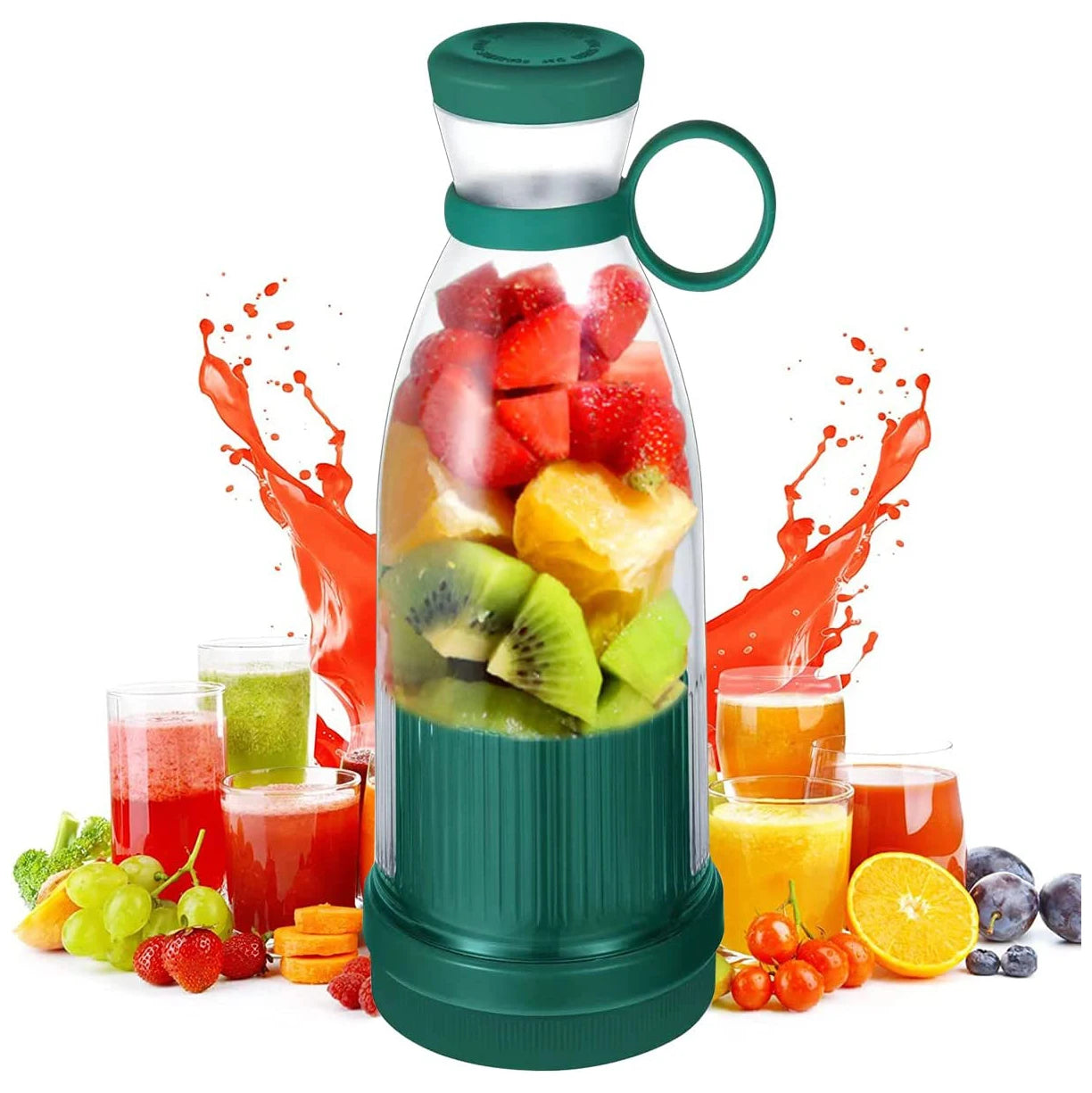 Mini Mixeur De Fruits  Usb Portable Électrique En Acier Inoxydable